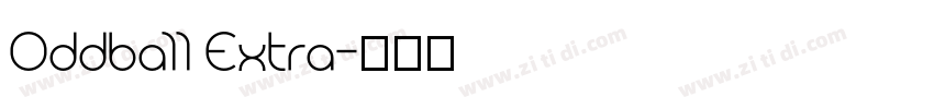 Oddball Extra字体转换